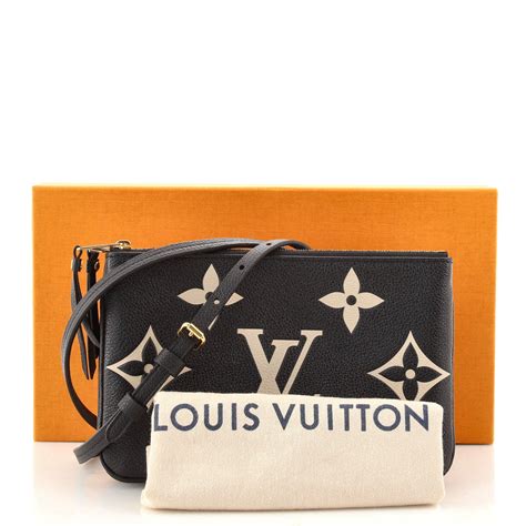 louis vuitton double zip pochette empreinte|louis vuitton multi pochette bag.